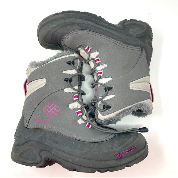 Columbia Women’s Omni-Heat Winter Boots – Waterproof, Gray & Purple – Size 6 - Picture 6 of 12